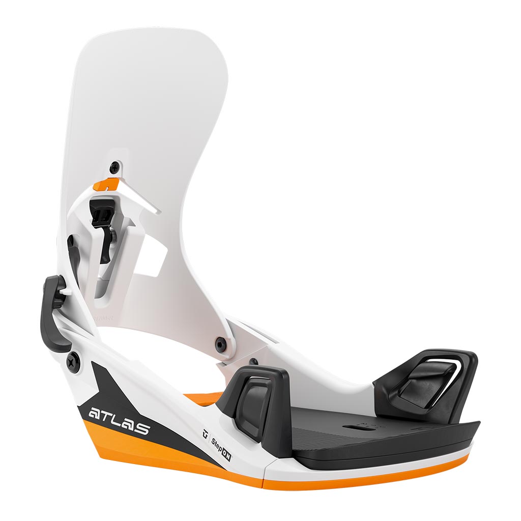 Union 2026 Atlas Step On Binding - White/Orange