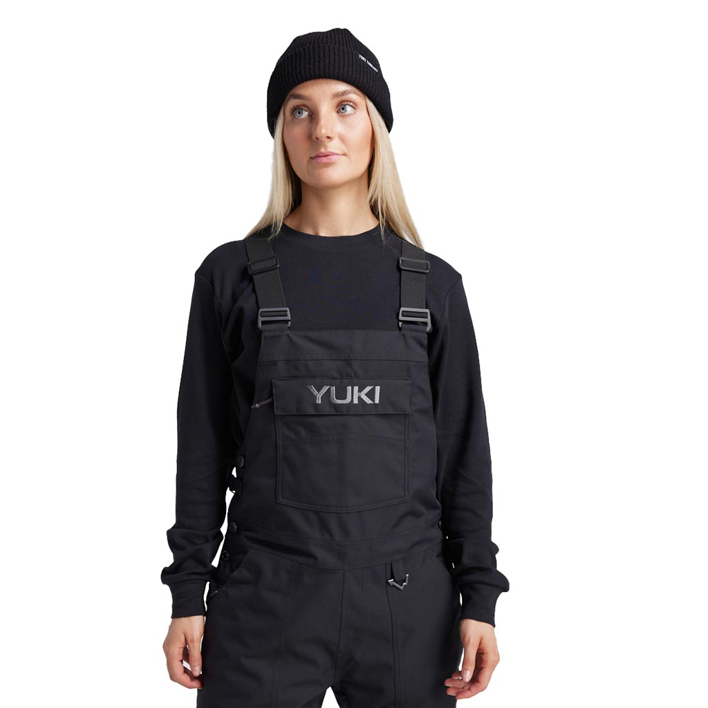 Yuki Threads 2024 Womens Brooklyn Bib Pant - Black