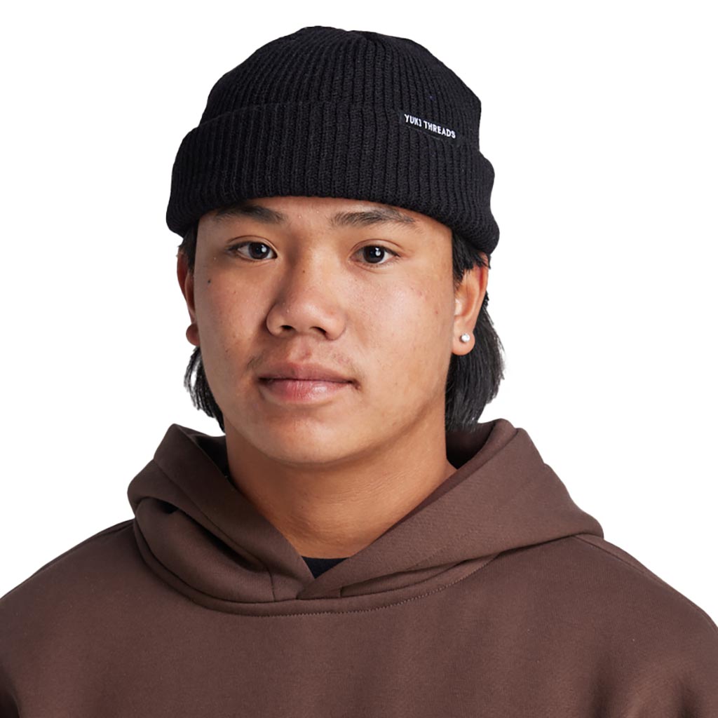 Yuki Threads Rep Beanie - Black