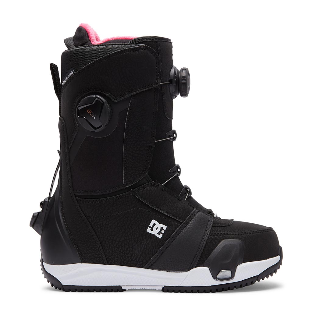 DC 2023 Womens Lotus Step On Boots - Black/White/Black