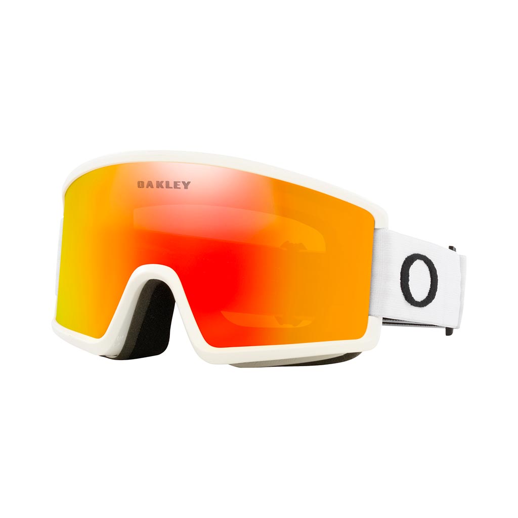 Oakley Target Line L Goggle - Matte White/Fire Iridium